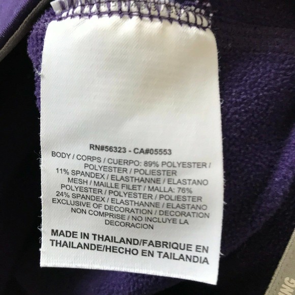 Nike Dri-Fit Sweatshirt Jacket Womens Sz M Purple Livestrong Full Zip Athletic - Picture 9 of 11